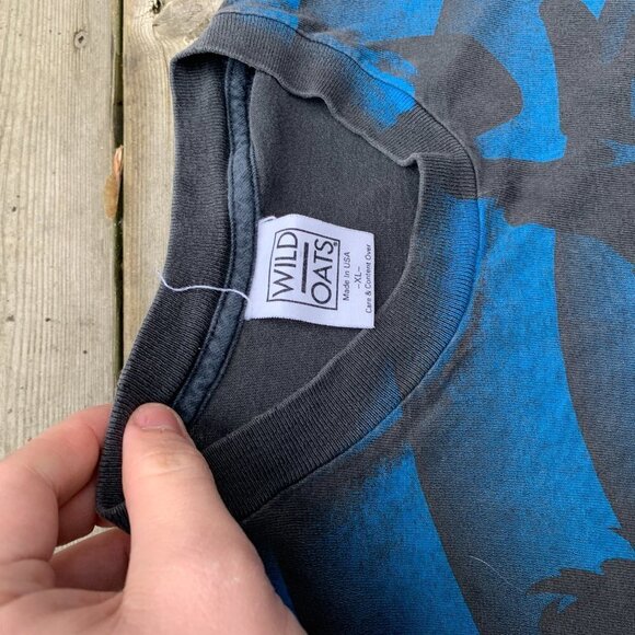 Vintage 90s Looney Tunes Graphic T Shirt AOP Single Stitch XL - Picture 5 of 7